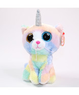 TY Beanie Boos HEATHER Cat Unicorn UniCat Plush Stuffed Animal Toy With ... - $6.89