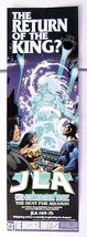 2002 JLA 34x11 DC Comic promo poster banner:Batman/Superman/Wonder Woman... - £20.12 GBP