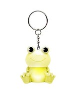 LED Light-Up Frog Keychain – Flashing Yellow Mini Toy - $11.12 CAD