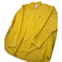 Polo Ralph Lauren Blake Men Shirt Yellow Long Sleeve Button Up XXL 2XL New NWT - £39.54 GBP