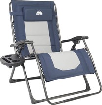 Coastrail Outdoor Zero Gravity Chair Oversized Xxl 33.5&quot; Width Patio Rec... - $181.99