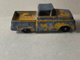 TootsieToy Diecast FORD F6 Pickup Truck 1:64 Original Yellow Paint 3&quot; Vtg. 1950s - £6.28 GBP