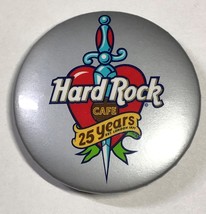 Hard Rock Cafe 25th Anniversary Pinback Button - £3.95 GBP