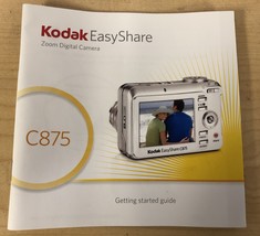 Kodak C875 Digital Camera Manual/User&#39;s Guide - $9.00