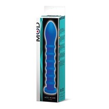 MOD Wand Silicone - Ribbed - Blue - £40.54 GBP