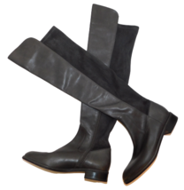 VIA SPIGA Itala 50/50 Stretch Leather Over the Knee boots sz 5 M New - £42.69 GBP