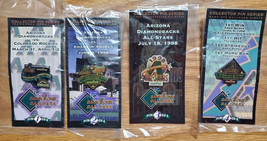 Complete New Set Of 4 Arizona Diamondbacks 1998 Sga Bank One Collectors Pins - £46.98 GBP