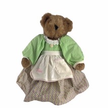 The Vermont Teddy Bear Company Jointed 16&quot; Baba Grandmother Cameo Dress Made USA - £18.36 GBP