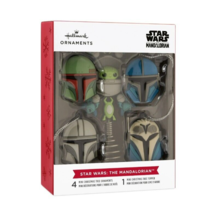 Hallmark Star Wars: The Mandalorian Mini Christmas Tree Topper &amp; Ornament Set - $23.75