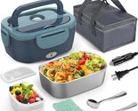 Electric Lunch Box Food Heater, 60-80W Heated Lunch Box For Adults, 12V ... - $40.99
