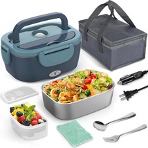 Electric Lunch Box Food Heater, 60-80W Heated Lunch Box For Adults, 12V ... - $40.99