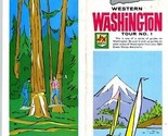 S &amp; H Green Stamps Western Washington Tour No. 1 Brochure  and Map - £10.85 GBP