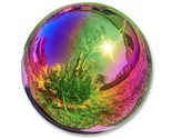 Gazing Mirror Ball - Stainless Steel - by Trademark Innovations (Rainbow... - £57.84 GBP