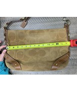 Coach Purse Hobo Bag Shoulder Bag Tan Suede See photos - £34.53 GBP