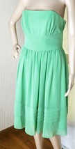 David&#39;s Bridal Woman&#39;s Strapless Dress - Light Green Size 8 Style #83362 Lined - £12.89 GBP