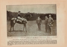 Antique 1910 Print The Life Of King Edward VII and Career of King George... - $21.74