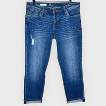 KUT FROM THE KLOTH distressed Catherine slim boyfriend crop jeans size 8 - $33.87