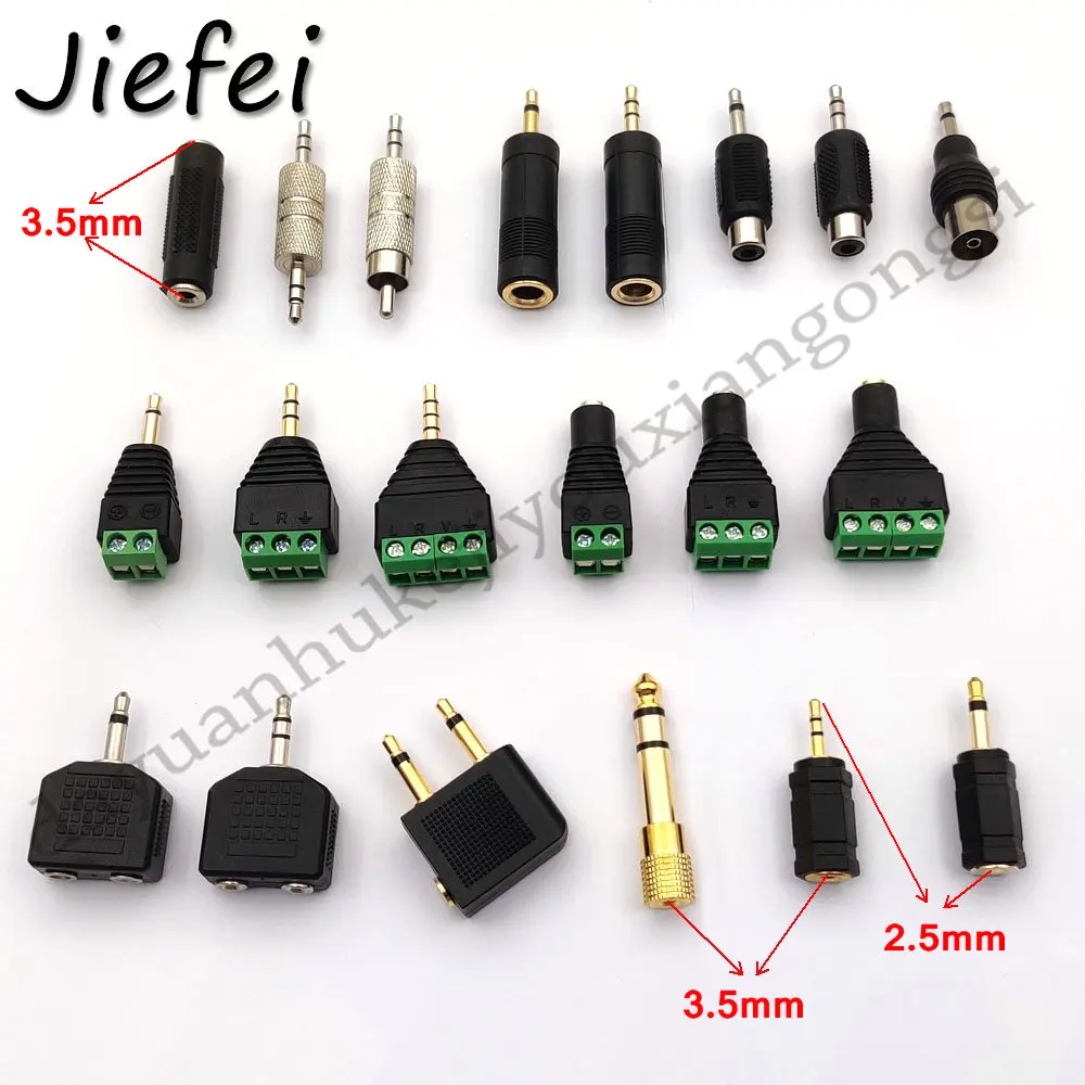 20 types of 3 5mm adapter audio a 1 8 3 5mm male female to a thumb200