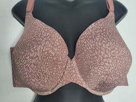 Cacique Bra Womens 42DDD Rose Gold Lightly Lined Underwire Full Coverage... - $18.99