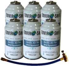 For R12 Refrigerant Systems Artic Air, GET COLDER AIR, R12 Support, 6 Can &amp; Hose - £59.56 GBP