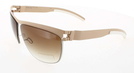 Mykita NO1-SUN-XENIA-SILVER-NUDE Sunglasses Sun Glasses 106 Silver Authentic New - $129.98