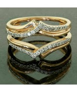 3 CT Rundschliff Künstlicher Diamant Verlobungsring 14K Gelb Vergoldet - $145.74