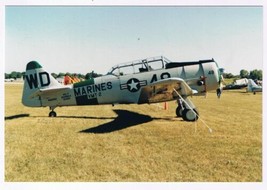 Photo Airplane United States Marine Corp USMC N6626C North American T-6G 4 x 6 - £0.53 GBP