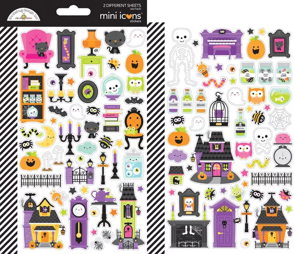 Stickers Happy Haunting Halloween Haunted House Potions - £11.56 GBP