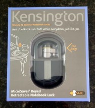 Kensington MicroSaver Keyed Laptop Notebook Lock 4ft Retractable Steel C... - £7.60 GBP