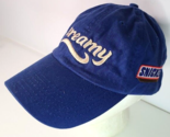Snickers Creamy Baseball Cap Hat Blue Adjustable strap back - $12.82