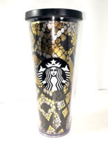 Rare! Starbucks 2014 Rattlesnake Snakeskin Texas Venti Tumbler 24oz.  NO Straw - £143.87 GBP