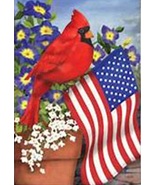  Cardinal Glory American Flag Cross Stitch Pattern***LOOK***  - $4.11 CAD