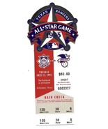 1995 MLB All Star Game Full Ticket Texas Rangers - $2,760.05 MXN