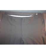 NEW CHARCOAL GREY MENS DRESS PANTS 100% DACRON WOVEN SIZE 58 UNHEMMED EC 75 - $1,267.17 MXN