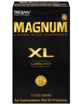 'trojan Magnum Xl Lubricated Condom - Box Of 12 - $21.99