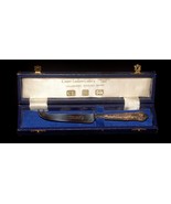 MINTY VINTAGE ENGLISH COOPER LUDLAM STERLING SILVER CHEESE KNIFE W/VELVE... - $752.48 MXN