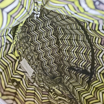 Vera Bradley Curvy Tote Citron Black Citrus White Gray image 3