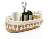 Small Cotton Rope Woven Toilet Paper Baskets For Organizing Decorative B... - £20.44 GBP
