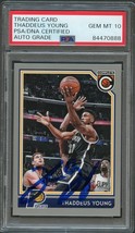 2016-17 Panini Complete #247 Thaddeus Young Signed Card AUTO 10 PSA Slabbed Pace - £48.21 GBP
