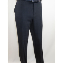 Men Renoir Suit Super 140 Wool Side Vent Slim Fit English Plaid 559-3 Navy Blue image 11