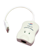 USB 2.0 Ethernet LAN NETWORK Adapter TESTED GREEN LIGHT INDICATOR - $145.80 MXN