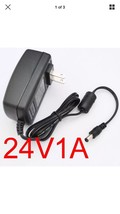 US Plug AC100-240V to DC 24V 1A Power Supply Charger Converter Adapter 5... - £5.89 GBP