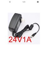 US Plug AC100-240V to DC 24V 1A Power Supply Charger Converter Adapter 5... - £6.18 GBP