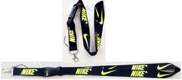 Neon Yellow Nike Lanyard Keychain ID Badge Holder Quick release Buckle - $9.99