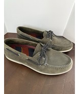 SPERRY Top Sider SIZE 10.5 M LEATHER A/O 2 EYE Varsity Gray STS19757 - €30,10 EUR