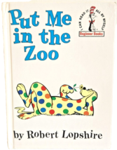 Dr Seuss Put Me in the Zoo Robert Lopshire 1988 Vintage Hardcover Beginn... - $4.99