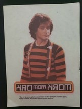 Vintage Mork from Ork 1970&#39;s Robin Williams Transfer New Old Stock - £7.20 GBP