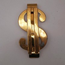 Metallo Fermasoldi Dollaro Segno Tono Oro - $36.57