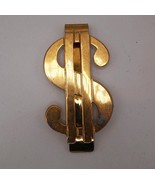 Metallo Fermasoldi Dollaro Segno Tono Oro - £28.69 GBP