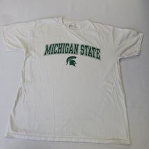 Russell Athletic Michigan State White Short Sleeve T-Shirt Size M (38-40) - $18.80